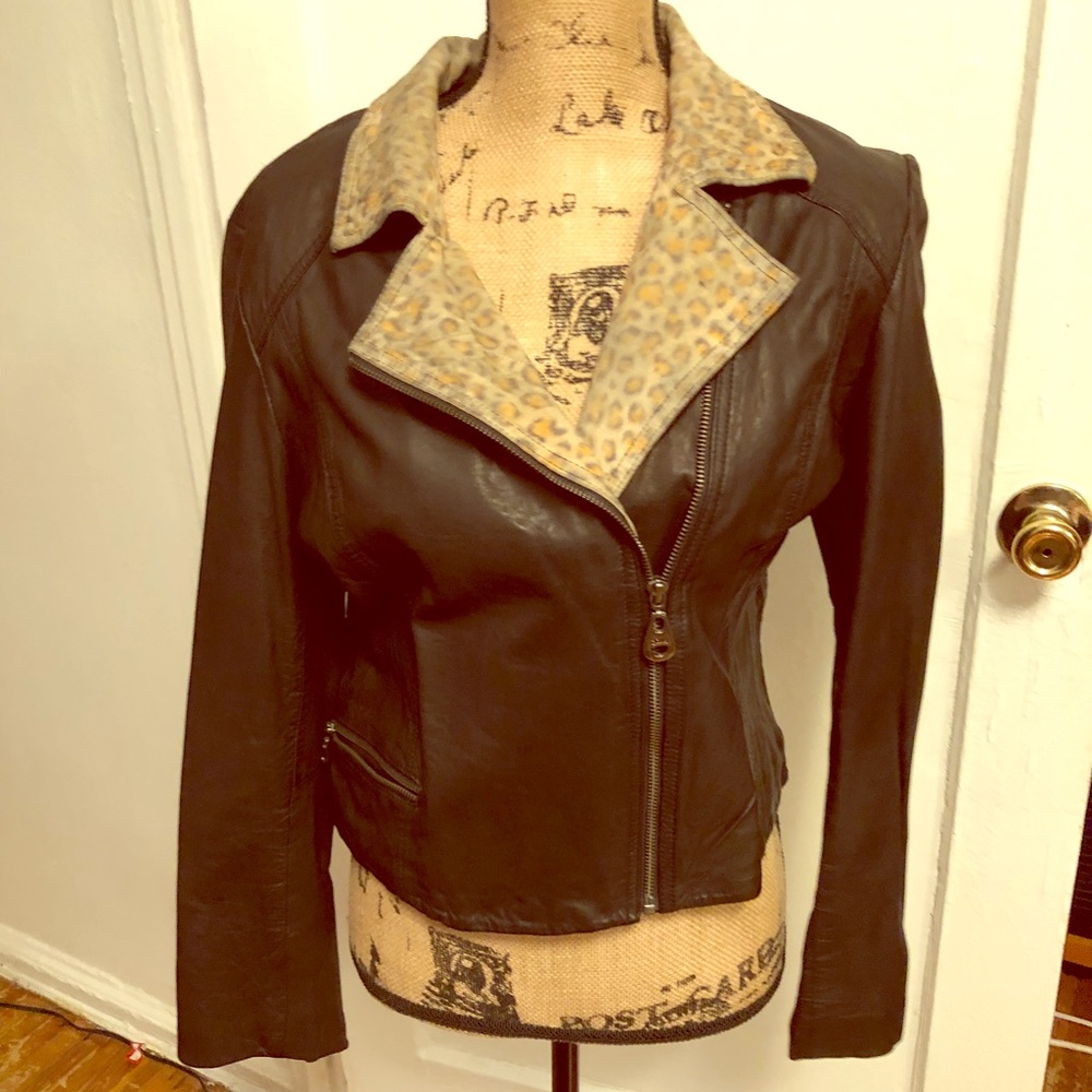 Leather jacket